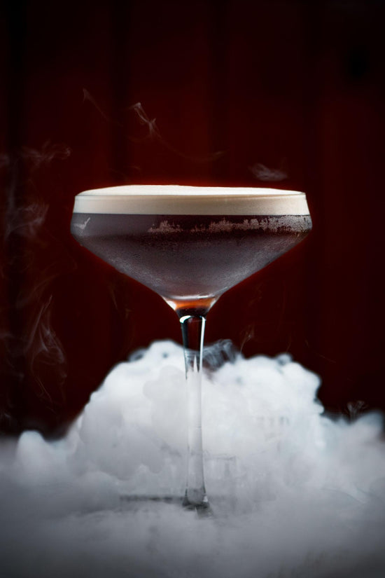 Espresso Martini made with fresh espresso, vodka and coffee liqueur