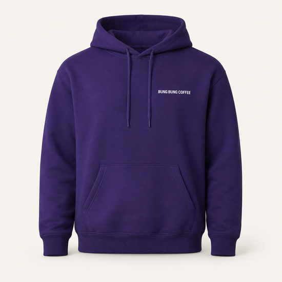 BUNG BUNG COFFEE HOODIE — PURPLE [PRE-ORDER]